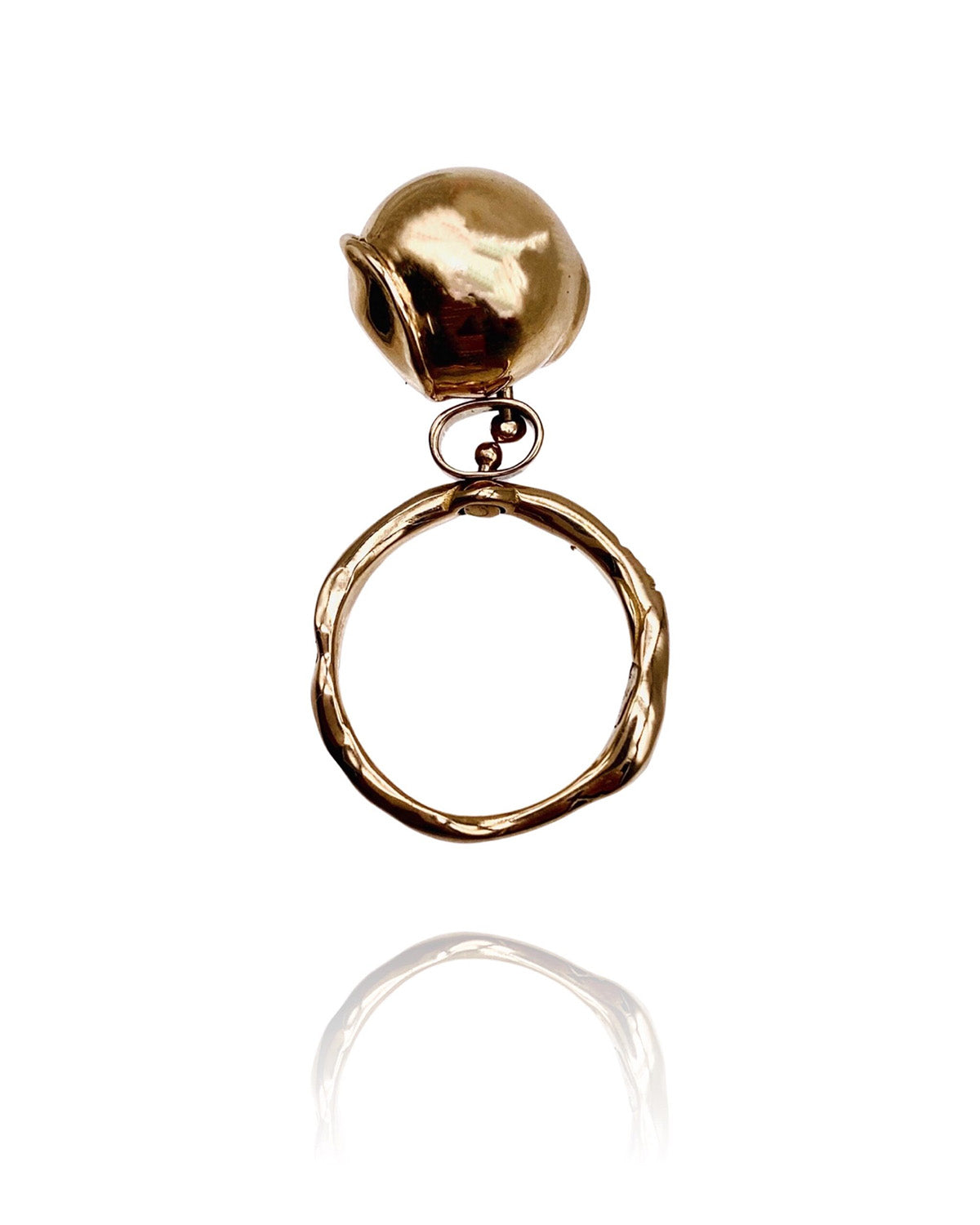 18kt Rose Gold Campanello Ring