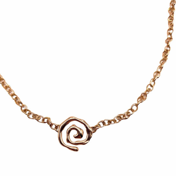 Spiral Circle necklace