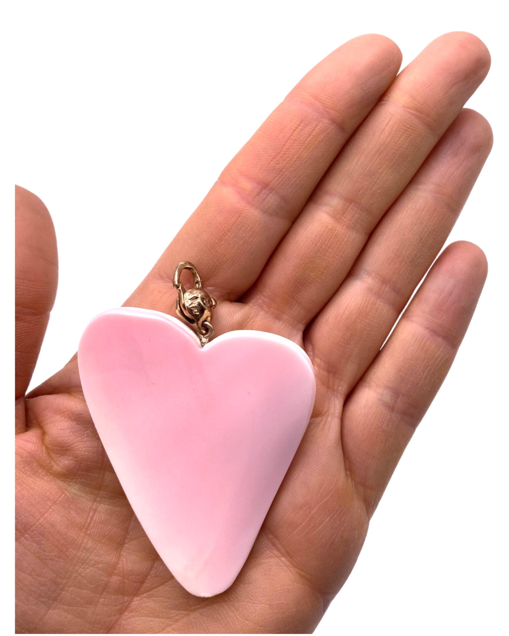 Silver Shell Heart Pendant