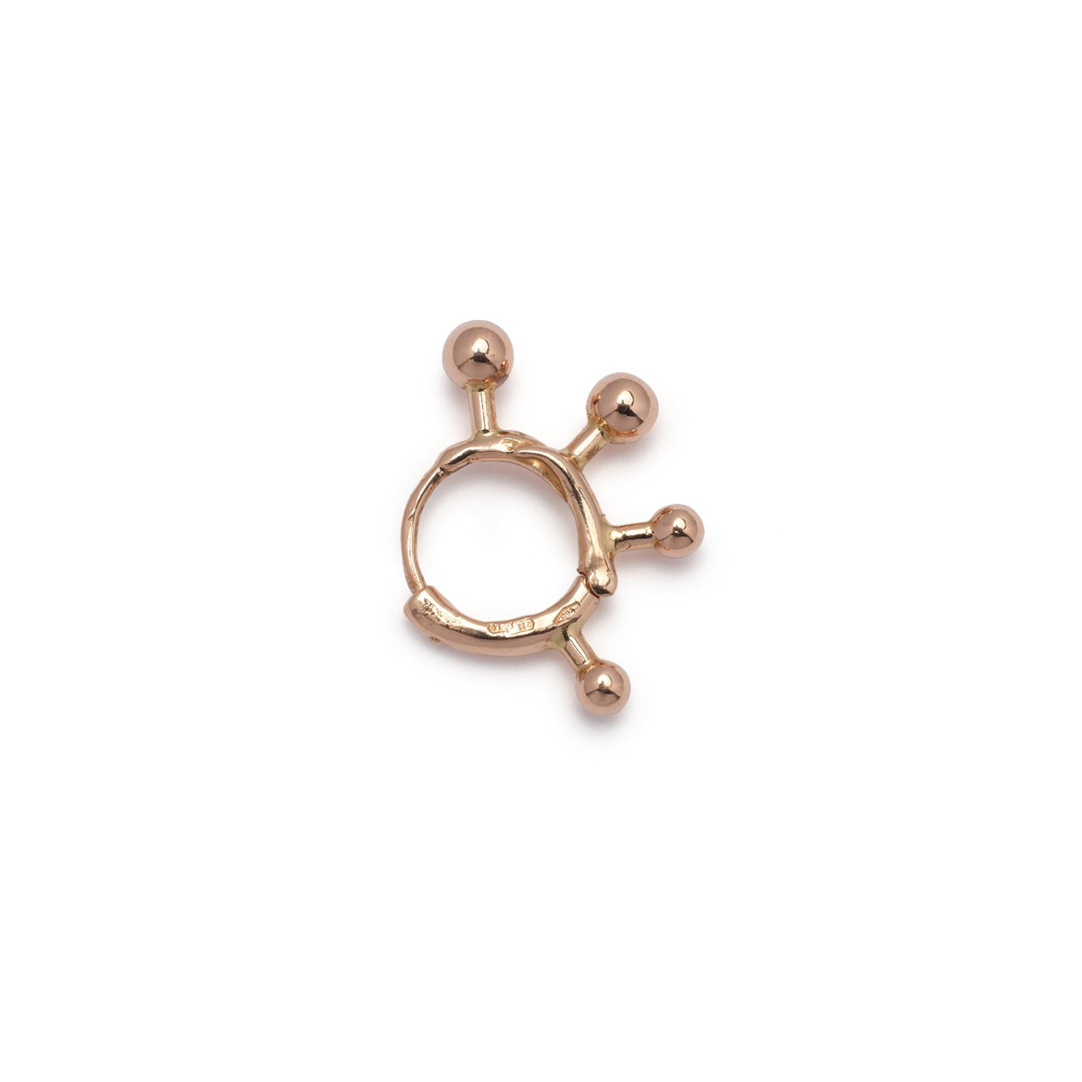 Rose Gold Afro Earring