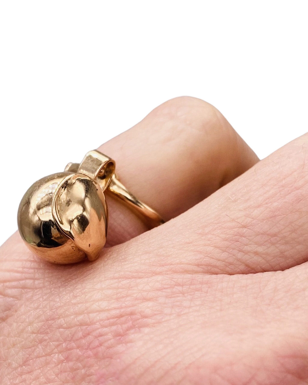 18kt Rose Gold Campanello Ring