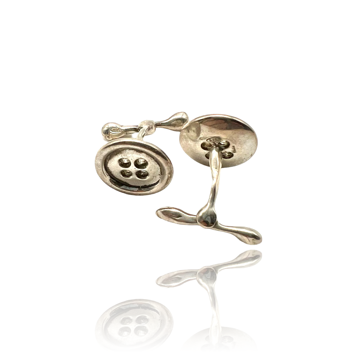 Sterling Silver buttons cufflinks
