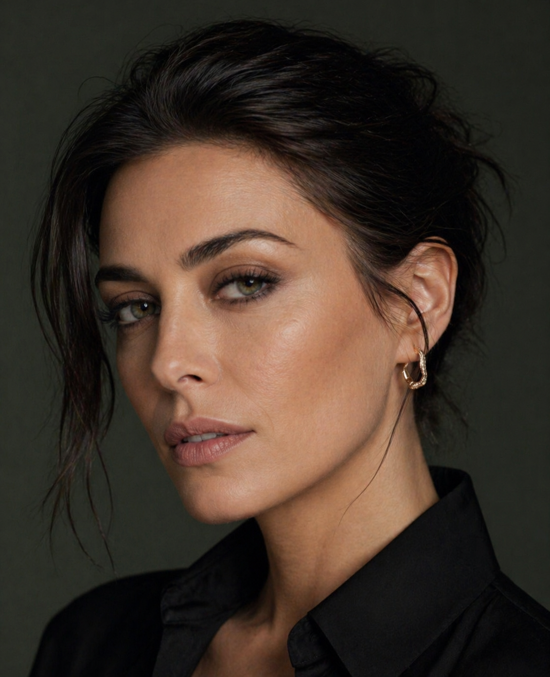18kt Gold Fluid Hoops Earrings