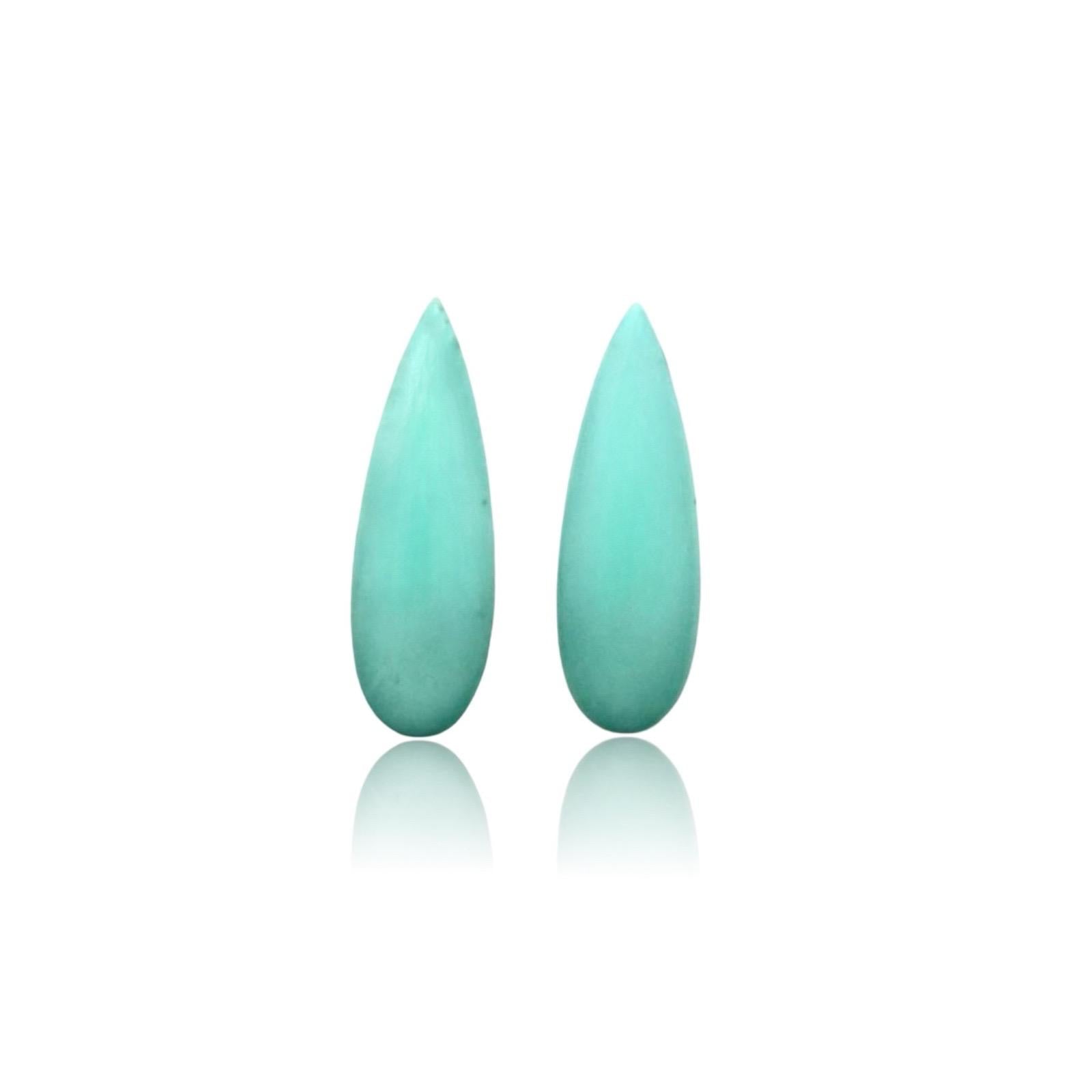 Drops in Light Turquoise