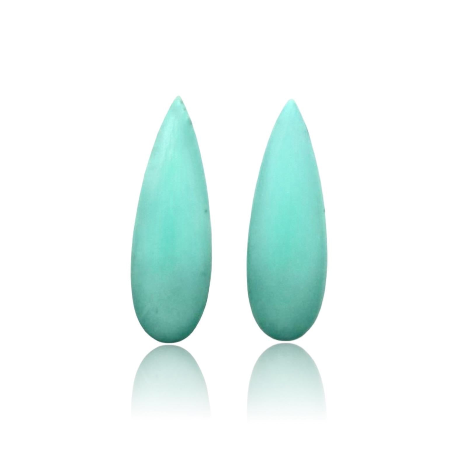 Drops in Light Turquoise