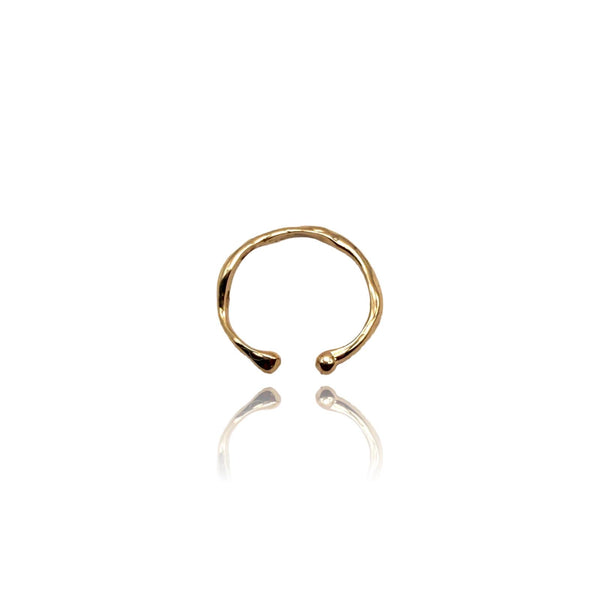 18 kt rose  gold mono Piercing CD X a Earring