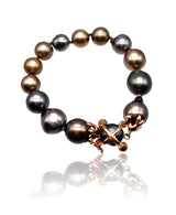 18kt Gold Tahitian Pearl Bracelet