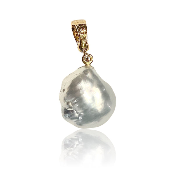 18kt Rose Gold pendant with Australian  Pearl