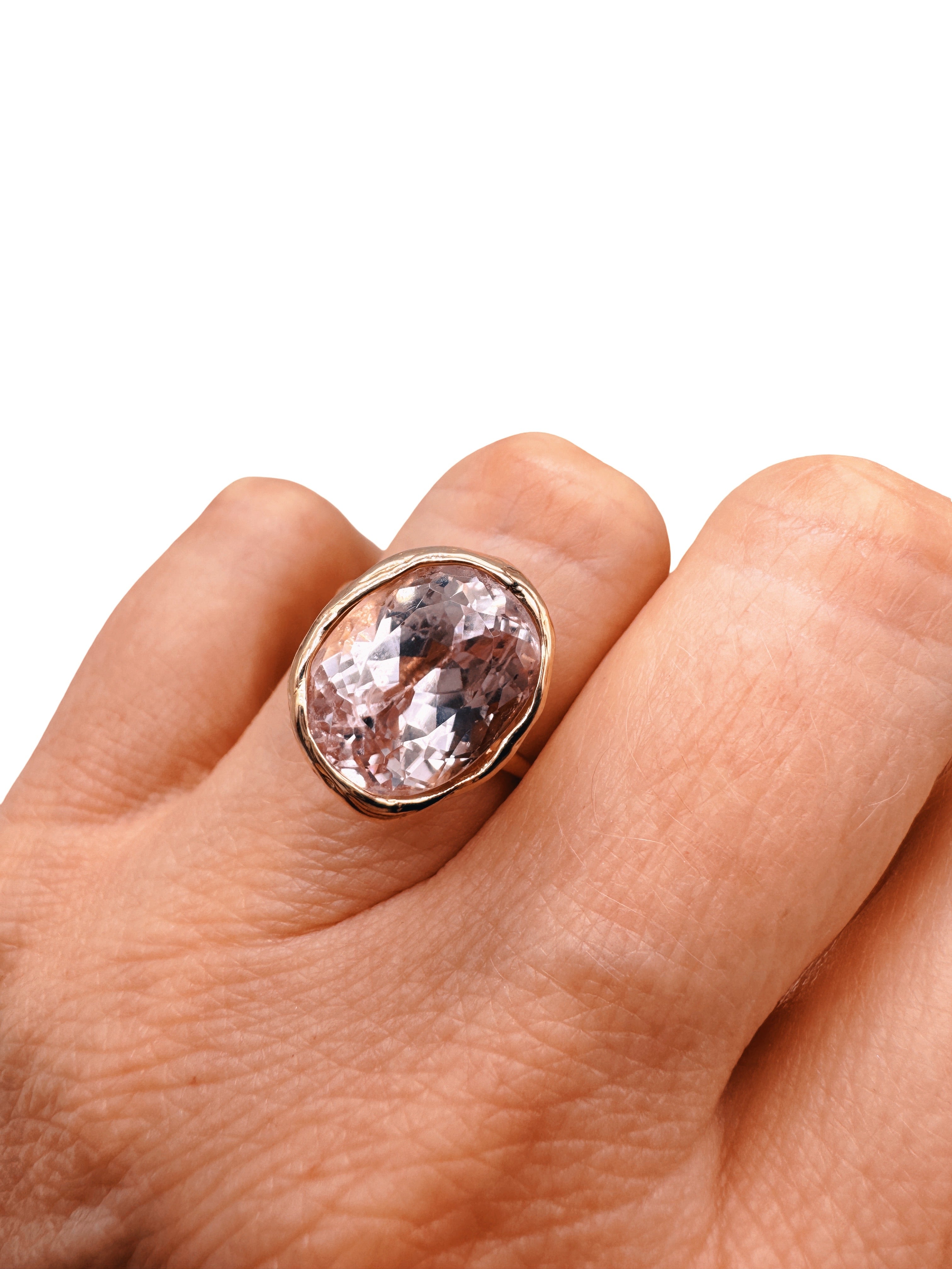 18kt Microbo Ring and Kunzite