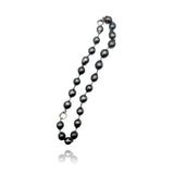 18 kt black gold Tahiti Pearls necklace