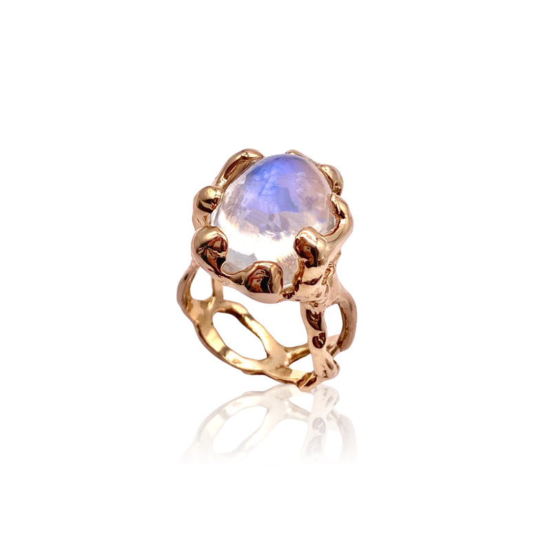 Rainbow Moonstone Ring 925 Sterling Silver Band Ring Handmade Ring Jewelry  C23 | eBay