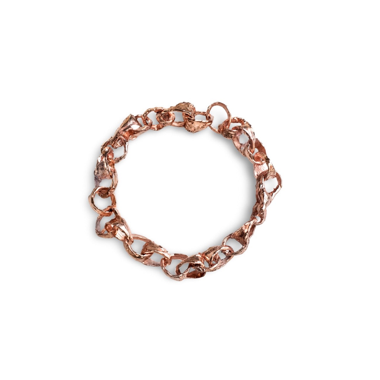 Sterling Silver Medieval Bracelet Plated With Rhodium