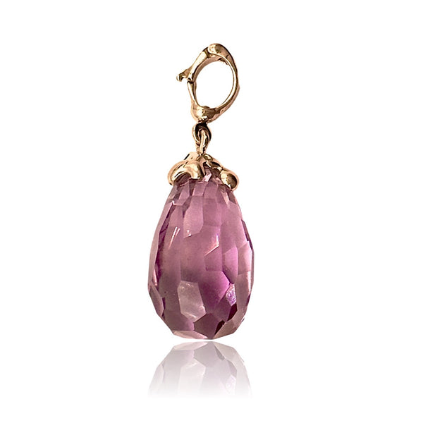 18 kt Rose gold Kunzite Organic Pendant