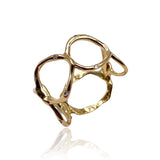 Reticolo Yellow Ring with sporadic Diamonds
