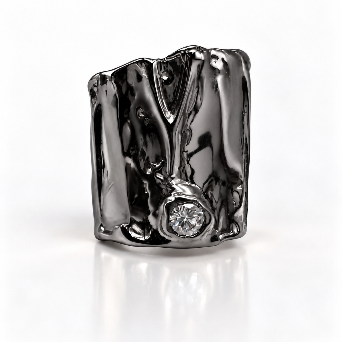 Rose Gold Cannolo Ring