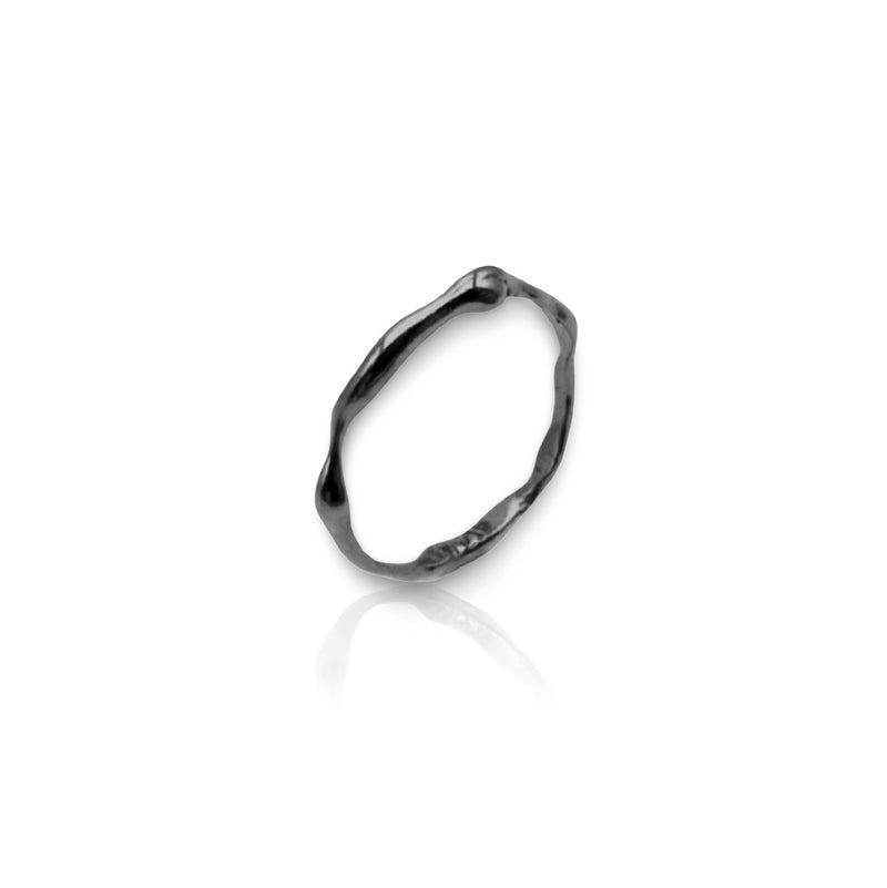 18 kt Black Gold Microbo Ring