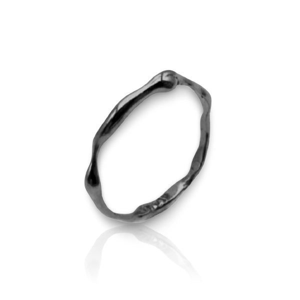 18 kt Black Gold Microbo Ring