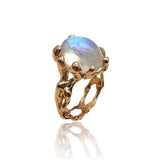 18kt Rose Gold MICRO Quercus Blu Moonstone Ring