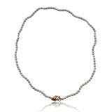 Akoya Pearl necklace with 18kt gold clasp