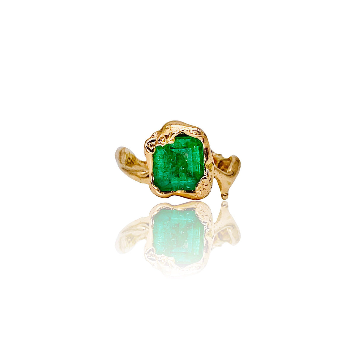 18kt Gold Emerald Ring – lucifer vir honestus