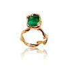 18k Gold Emerald Ring