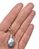 18 k Rose Gold Pendant with Keshi Pearl