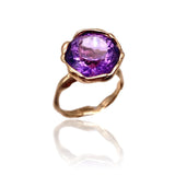Microbo Ring With Amethyst