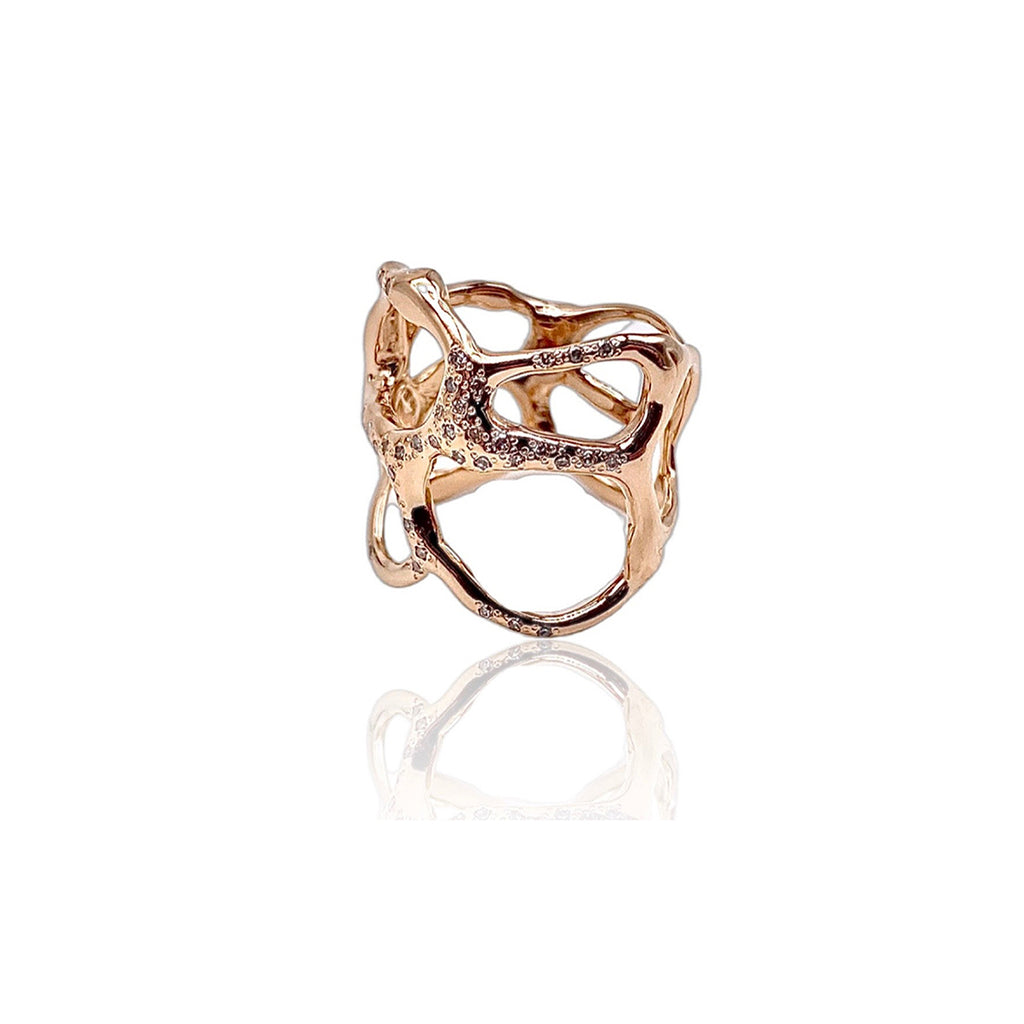 Puffy Reticolo ring