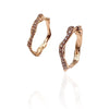 18k Gold hoops earrings