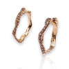 18k Gold hoops earrings