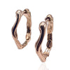 18k Gold hoops earrings