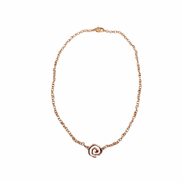 Spiral Circle necklace