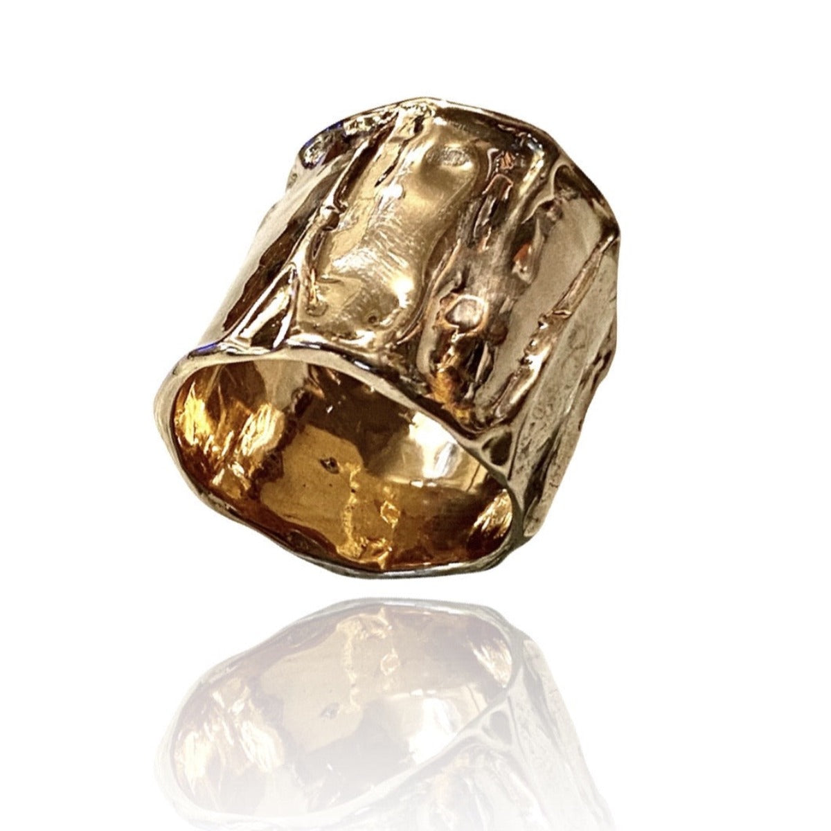 Rose Gold Cannolo Ring