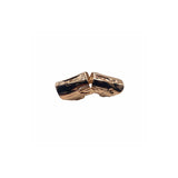 Gold Cannolo Ring