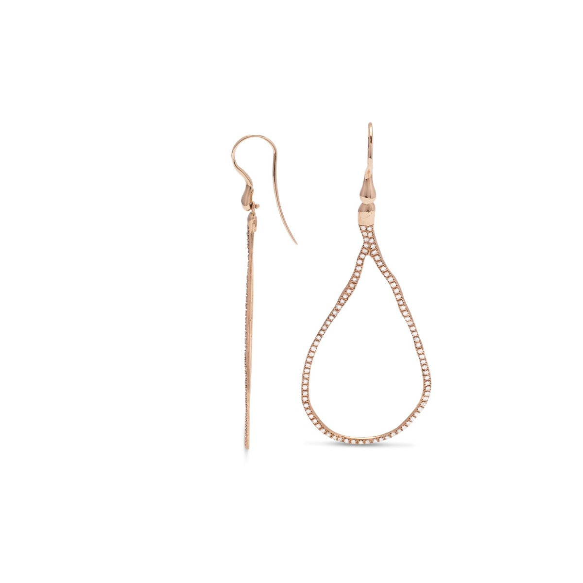 Gocce Earrings with Diamonds