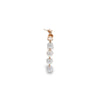 Pearls earrings and Natural Zircon