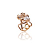 Reticolo Ring With White Topaz