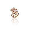 Reticolo Ring With White Topaz